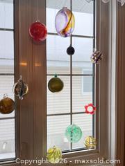 MaxSold Auction: Lot of 9 Hand-Blown Glass Hanging Ornaments / Suncatchers - Greater Sudbury (Ontario, Canada) PARTNER MANAGED Estate Sale Online Auction -  Pebble Hill Place