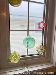 MaxSold Auction: Lot of 9 Hand-Blown Glass Hanging Ornaments / Suncatchers - Greater Sudbury (Ontario, Canada) PARTNER MANAGED Estate Sale Online Auction -  Pebble Hill Place