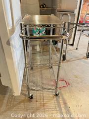 MaxSold Auction: Metal Rolling Cart - Castor wheels  - Greater Sudbury (Ontario, Canada) PARTNER MANAGED Estate Sale Online Auction -  Pebble Hill Place