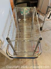 MaxSold Auction: Metal Rolling Cart - Castor wheels  - Greater Sudbury (Ontario, Canada) PARTNER MANAGED Estate Sale Online Auction -  Pebble Hill Place