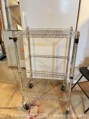 MaxSold Auction: Metal storage cart - castor wheels  - Greater Sudbury (Ontario, Canada) PARTNER MANAGED Estate Sale Online Auction -  Pebble Hill Place