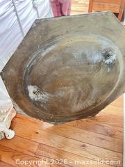 MaxSold Auction: Octagonal Brass Hand-Engraved Wall Plaque with Round Center - Greater Sudbury (Ontario, Canada) PARTNER MANAGED Estate Sale Online Auction -  Pebble Hill Place