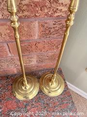 MaxSold Auction: Pair of Brass Three-Arm Floor Candelabra (Set of 2) - Greater Sudbury (Ontario, Canada) PARTNER MANAGED Estate Sale Online Auction -  Pebble Hill Place