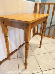 MaxSold Auction: Pine Side Table  - Greater Sudbury (Ontario, Canada) PARTNER MANAGED Estate Sale Online Auction -  Pebble Hill Place