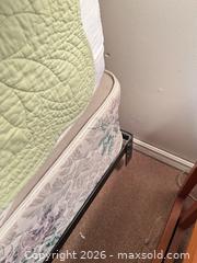 MaxSold Auction: Queen size bed frame - metal with wheels  - Greater Sudbury (Ontario, Canada) PARTNER MANAGED Estate Sale Online Auction -  Pebble Hill Place