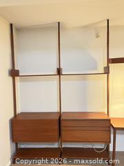 MaxSold Auction: Scandinavian Teak Modular Wall-Mounted Shelving System with Lighting - Greater Sudbury (Ontario, Canada) PARTNER MANAGED Estate Sale Online Auction -  Pebble Hill Place