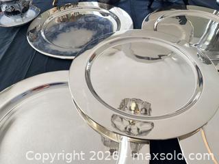 MaxSold Auction: Silver Chargers/ Silver Coffee Urn/ Antique Serving Plate  - Greater Sudbury (Ontario, Canada) PARTNER MANAGED Estate Sale Online Auction -  Pebble Hill Place