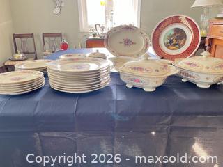 MaxSold Auction: Soleil Ware & Thomas Ivory German Bone China Assorted Victorian Floral Set - Greater Sudbury (Ontario, Canada) PARTNER MANAGED Estate Sale Online Auction -  Pebble Hill Place