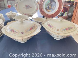 MaxSold Auction: Soleil Ware & Thomas Ivory German Bone China Assorted Victorian Floral Set - Greater Sudbury (Ontario, Canada) PARTNER MANAGED Estate Sale Online Auction -  Pebble Hill Place