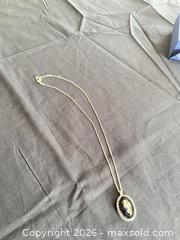 MaxSold Auction: Swarovski Black Crystal Pendant Necklace, Silver Tone - Greater Sudbury (Ontario, Canada) PARTNER MANAGED Estate Sale Online Auction -  Pebble Hill Place