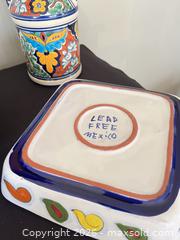 MaxSold Auction: Talavera Multicolor Ceramic Serving Bowl/Casserole/Vase - Greater Sudbury (Ontario, Canada) PARTNER MANAGED Estate Sale Online Auction -  Pebble Hill Place