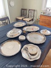 MaxSold Auction: Vintage Reed & Barton & Sheffield Silverplate Serving Pieces - Greater Sudbury (Ontario, Canada) PARTNER MANAGED Estate Sale Online Auction -  Pebble Hill Place