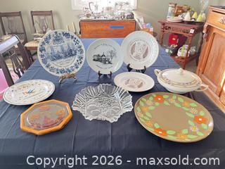 MaxSold Auction: Vintage Wedgwood & Assorted Decorative Plates, Glass Bowl, Tureen - Greater Sudbury (Ontario, Canada) PARTNER MANAGED Estate Sale Online Auction -  Pebble Hill Place