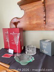 MaxSold Auction: Waterford Crystal Lot: 12 Days & Millennium Flutes, Bowl (4 pcs) - Greater Sudbury (Ontario, Canada) PARTNER MANAGED Estate Sale Online Auction -  Pebble Hill Place