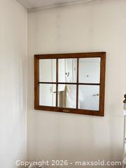 MaxSold Auction: Wood framed mirror  - Greater Sudbury (Ontario, Canada) PARTNER MANAGED Estate Sale Online Auction -  Pebble Hill Place