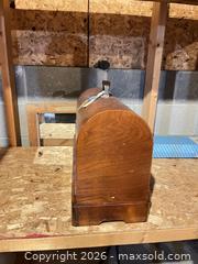 MaxSold Auction: Wooden Singer Sewing Machine carrying Case  - Greater Sudbury (Ontario, Canada) PARTNER MANAGED Estate Sale Online Auction -  Pebble Hill Place
