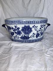 MaxSold Auction: Blue & White Ceramic Collection – Pitcher, Planter, Owl & Decorative Pots - Hamilton (Ontario, Canada) SELLER MANAGED Estate Sale Online Auction - Barton Street East,