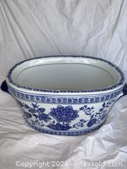 MaxSold Auction: Blue & White Ceramic Collection – Pitcher, Planter, Owl & Decorative Pots - Hamilton (Ontario, Canada) SELLER MANAGED Estate Sale Online Auction - Barton Street East,