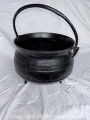 MaxSold Auction: Cast Iron Three?Legged Cauldron with Removable Handle - Hamilton (Ontario, Canada) SELLER MANAGED Estate Sale Online Auction - Barton Street East