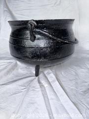MaxSold Auction: Cast Iron Three?Legged Cauldron with Removable Handle - Hamilton (Ontario, Canada) SELLER MANAGED Estate Sale Online Auction - Barton Street East