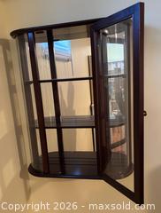 MaxSold Auction: Wall-Mounted Curio Display Cabinet, Dark Espresso - Hamilton (Ontario, Canada) SELLER MANAGED Estate Sale Online Auction - Barton Street East