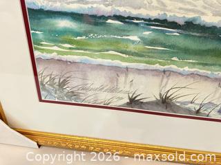 MaxSold Auction: Art Lithograph Print by Richard E. Williams - Memories Sea Beach  - Livermore (California, USA) SELLER MANAGED Estate Sale Online Auction - Hansen Road