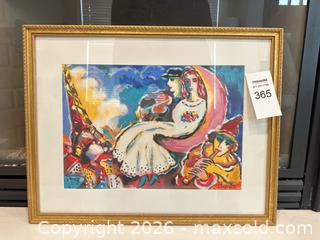 MaxSold Auction: Art Print w/ COA: Zamy Steynovitz Moonlit Dreams Framed Serigraph - Livermore (California, USA) SELLER MANAGED Estate Sale Online Auction - Hansen Road