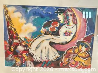 MaxSold Auction: Art Print w/ COA: Zamy Steynovitz Moonlit Dreams Framed Serigraph - Livermore (California, USA) SELLER MANAGED Estate Sale Online Auction - Hansen Road