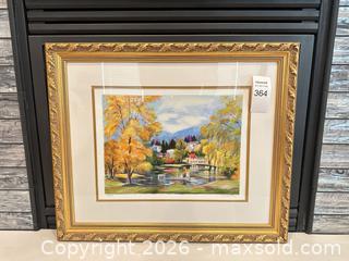 MaxSold Auction: Art Print w/ COA: Zina Roitman Autumn Serigraph 26/350 - Livermore (California, USA) SELLER MANAGED Estate Sale Online Auction - Hansen Road