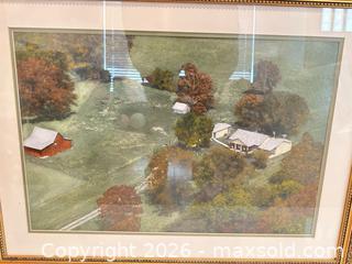 MaxSold Auction: Framed Artwork: Countryside - print & original  - Livermore (California, USA) SELLER MANAGED Estate Sale Online Auction - Hansen Road