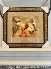 MaxSold Auction: Framed Artwork: TOMASZ RUT SIGNED "DOMITUS-TAMING HORSES - Livermore (California, USA) SELLER MANAGED Estate Sale Online Auction - Hansen Road