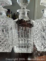 MaxSold Auction: Lot of 3 Empty Alcohol Bottles Decanters - Livermore (California, USA) SELLER MANAGED Estate Sale Online Auction - Hansen Road