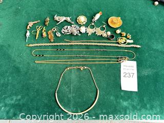 MaxSold Auction: Lot of Costume Jewelry & Brooches  - Livermore (California, USA) SELLER MANAGED Estate Sale Online Auction - Hansen Road