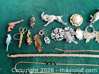 MaxSold Auction: Lot of Costume Jewelry & Brooches  - Livermore (California, USA) SELLER MANAGED Estate Sale Online Auction - Hansen Road