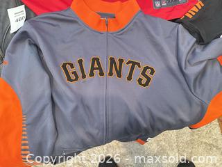 MaxSold Auction: Lot of San Francisco Giants 49ers Apparel: Jacket Jersey Shirt   - Livermore (California, USA) SELLER MANAGED Estate Sale Online Auction - Hansen Road