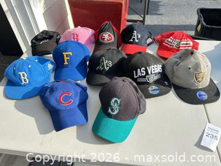 MaxSold Auction: Lot of Sports Hats Football Baseball  - Livermore (California, USA) SELLER MANAGED Estate Sale Online Auction - Hansen Road