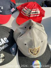 MaxSold Auction: Lot of Sports Hats Football Baseball  - Livermore (California, USA) SELLER MANAGED Estate Sale Online Auction - Hansen Road