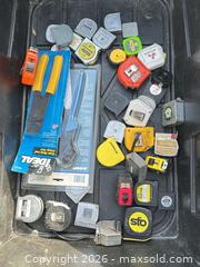 MaxSold Auction: Lot of tools: measuring tape & electrical pliers - Livermore (California, USA) SELLER MANAGED Estate Sale Online Auction - Hansen Road