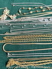 MaxSold Auction: Necklace Lot Mixed Metals  - Livermore (California, USA) SELLER MANAGED Estate Sale Online Auction - Hansen Road