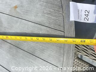 MaxSold Auction: Outdoor Dining Table Metal with Weaved Chairs Hampton - Livermore (California, USA) SELLER MANAGED Estate Sale Online Auction - Hansen Road