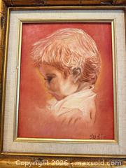 MaxSold Auction: Pair of Art Works: Print Lithograph Chagall + Original “Susie” - Livermore (California, USA) SELLER MANAGED Estate Sale Online Auction - Hansen Road