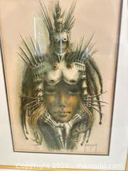 MaxSold Auction: Set of 2 Expressionist Art: Untitled - Head Francis de Lassus Saint-Geniet + Unknown  - Livermore (California, USA) SELLER MANAGED Estate Sale Online Auction - Hansen Road