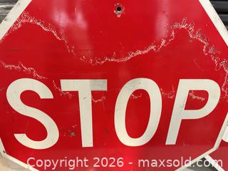 MaxSold Auction: Set of 2 Stop Signs   - Livermore (California, USA) SELLER MANAGED Estate Sale Online Auction - Hansen Road