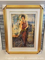 MaxSold Auction: Signed Artwork - Olympian Myth IV- Limited Edition Serigraph Janet Treby - Livermore (California, USA) SELLER MANAGED Estate Sale Online Auction - Hansen Road
