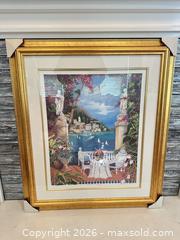 MaxSold Auction: Signed Artwork Print - Romatic Bellagio Shari Hatchett Bohlmann - Livermore (California, USA) SELLER MANAGED Estate Sale Online Auction - Hansen Road