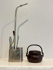 MaxSold Auction: Vintage Chinese paktong water pipe & Incense burner  - Livermore (California, USA) SELLER MANAGED Estate Sale Online Auction - Hansen Road