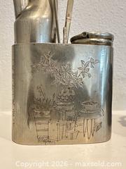 MaxSold Auction: Vintage Chinese paktong water pipe & Incense burner  - Livermore (California, USA) SELLER MANAGED Estate Sale Online Auction - Hansen Road