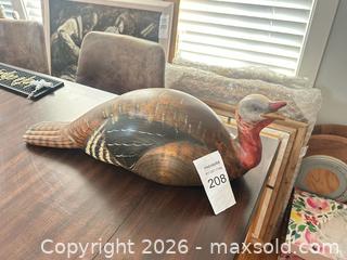 MaxSold Auction: Wooden Turkey Decoy Decor - Bob Gage Masters Edition - Livermore (California, USA) SELLER MANAGED Estate Sale Online Auction - Hansen Road