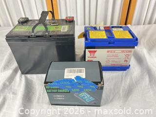 MaxSold Auction: Assorted Sealed Lead-Acid Batteries & 6V/12V Charger - Campbell (California, USA) PARTNER MANAGED Estate Sale Online Auction -  Dell Avenue