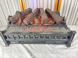 MaxSold Auction: Eternal Flame Electric Fireplace Log Insert Mantel Heater - Campbell (California, USA) PARTNER MANAGED Estate Sale Online Auction -  Dell Avenue